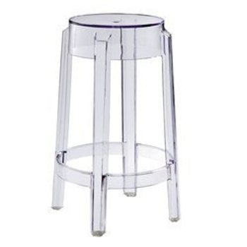 Bar stool BING BAR  transparent