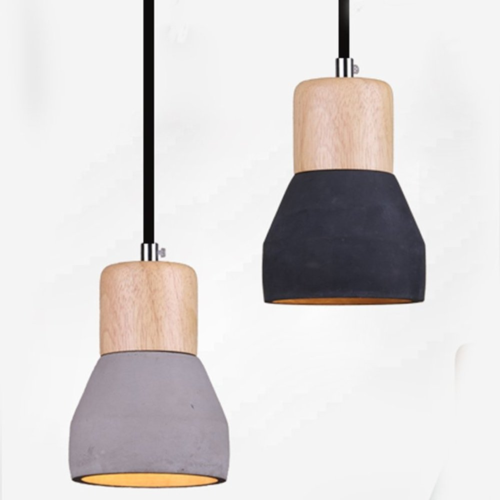 Lamp CONCRETE black 12 cm black matt black Pendant lamps Step