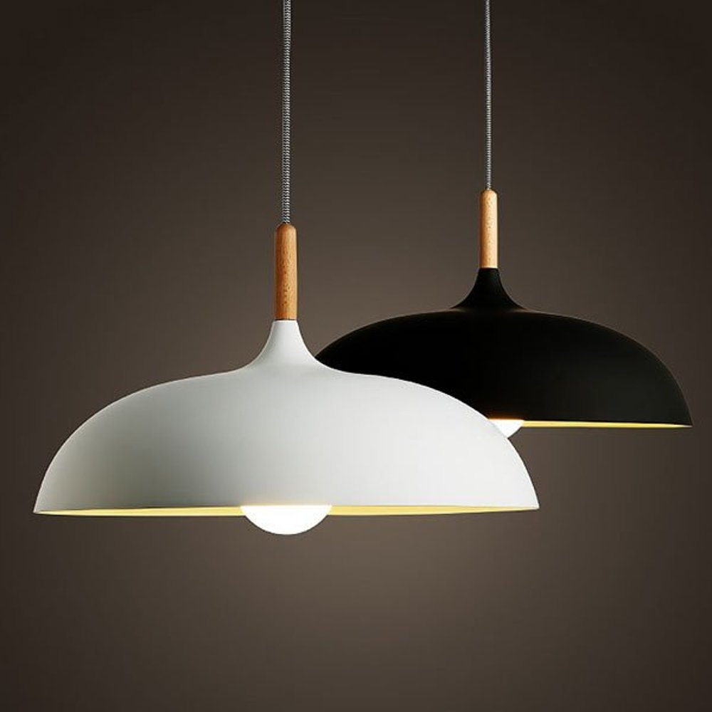 Lamp SAUCER black 45 cm black Pendant lamps Step into Design