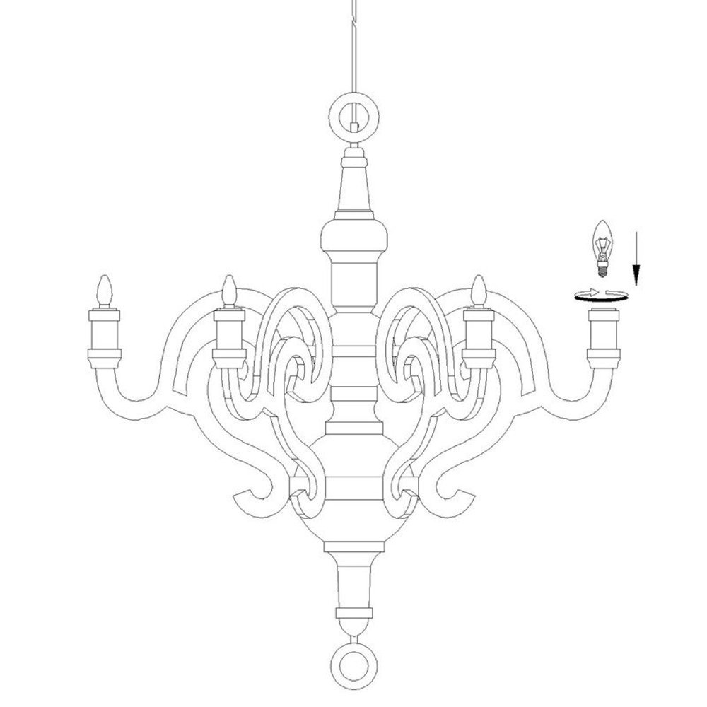 Pendant lamp PAPERS 85 cm Pendant lamps Step into Design